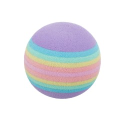 Trixie Cat Foam Balls Rainbow Print 4 Pack